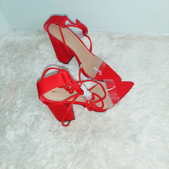 Red heels, Pretty Little Thing, 8 - Picture 1 of 1